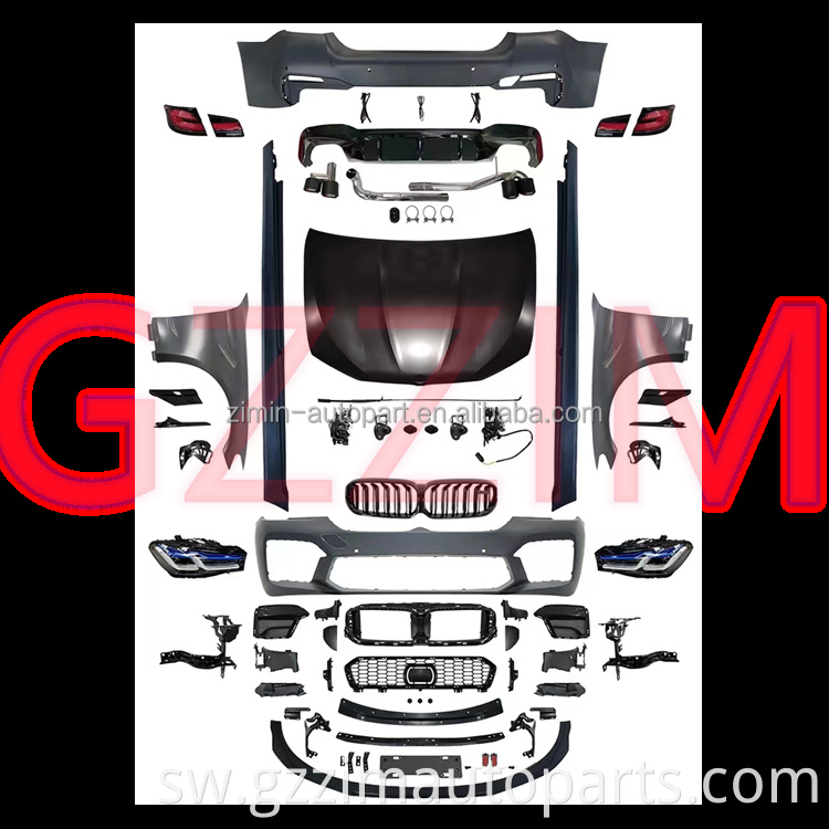 front & rear bumper bodykit conversion kit for 5 series F10 F18 2011-2017 upgrade to G30 G38 M5 style